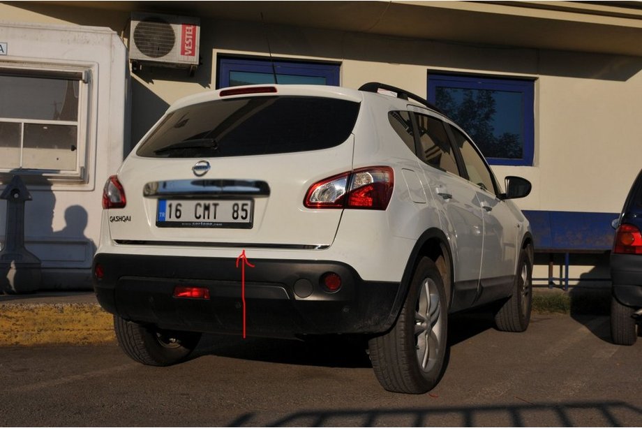 Nissan Qashqai 2010-2014 гг. Накладка кромки крышки багажника нержавейка OmsaLine - Итальянская Нержавейка Фото 2