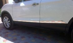 Nissan Qashqai 2014-2021 гг. Дверные молдинги OmsaLine (4 шт, нержавейка) фото 1