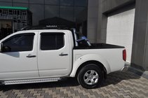 Nissan Navara 2006-2015 гг. Боковые Подножки Тип X5 (2 шт., Алюминий) фото 3