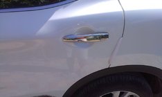 Nissan Pulsar 2014- гг. Хромированные Накладки на Ручки (4 шт.) фото 4