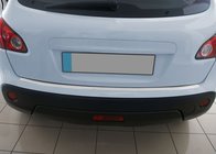Nissan Qashqai 2007-2010 гг. Накладка на задний бампер OmsaLine (нержавейка) Глянец, +2 База фото 1