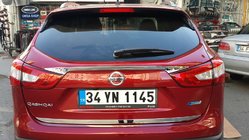 Nissan Qashqai 2014-2021 гг. Накладка на багажник нержавейка фото 4