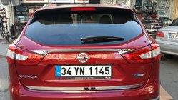 Nissan Qashqai 2014-2021 гг. Накладка на багажник нержавейка фото 5