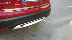 Nissan Qashqai 2014-2021 гг. Накладка на багажник нержавейка фото 3