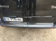 Nissan Primastar 2002-2014 гг. Накладка на задний бампер нержавеющая сталь (OMSA) фото 2