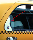 Fiat Albea 2002-2012 гг. Хромированная Треугольная Накладка на Стекло (Нержавейка) фото 1