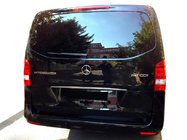 Mercedes Vito/V-class W447 2014- гг. Узкая накладка из нержавейки над номером фото 1