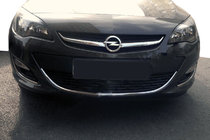 Opel Astra J 2009-2015 гг. Накладка на передний бампер из нержавеющей стали фото 1