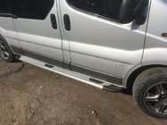 Renault Trafic 2001–2015 гг. Боковые Подножки Bosphorus OLD Серые (2 шт., Алюминий) фото 2