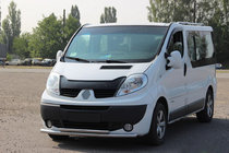 Renault Trafic 2001–2015 гг. Передняя защита ST014 (нержавейка) фото 3