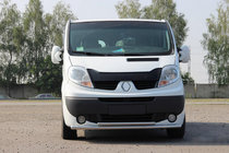 Renault Trafic 2001–2015 гг. Передняя защита ST014 (нержавейка) фото 8