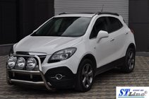 Opel Mokka 2012-2021 гг. Защита переднего бампера WT018 (нержавейка) фото 2