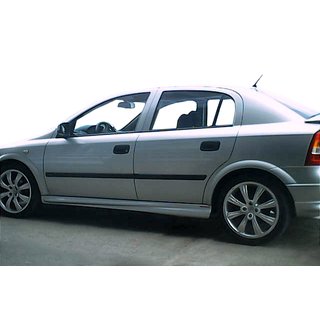 Боковые пороги HB (под покраску) Opel Astra G classic 1998-2012 гг. фото 2