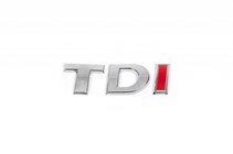 Volkswagen T5 2010-2015 гг. Надпись TDI (курсив) Весь Хром фото 1