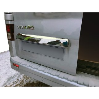 Накладка из нержавейки над номером фото 1
