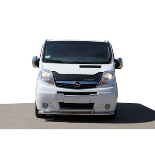 Передняя защита ST014/2 (нерж. сталь) Opel Vivaro 2001–2015 гг. фото 1