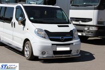 Opel Vivaro 2001–2015 гг. Передняя защита ST014/2 (нерж. сталь) фото 2