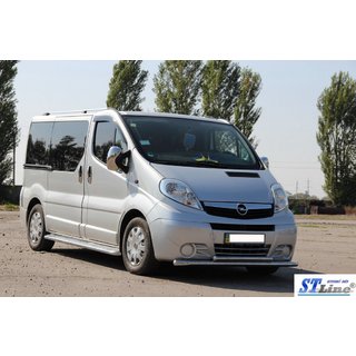 Передняя защита ST014 (нержавейка) Opel Vivaro 2001–2015 гг. фото 3
