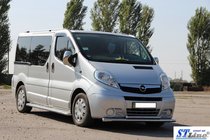 Nissan Primastar 2002-2014 гг. Передняя защита ST014 (нержавейка) фото 3