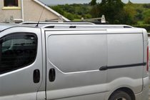 Nissan Primastar 2002-2014 гг. Рейлинги Skyport (серебристые) фото 2