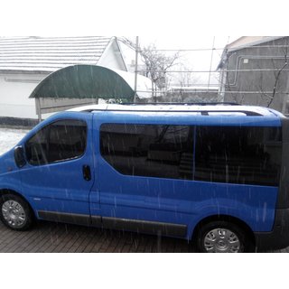 Черные рейлинги Nissan Primastar 2002-2014 гг. фото 4