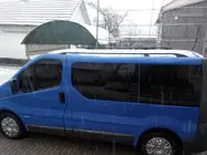 Renault Trafic 2001–2015 гг. Черные рейлинги фото 5