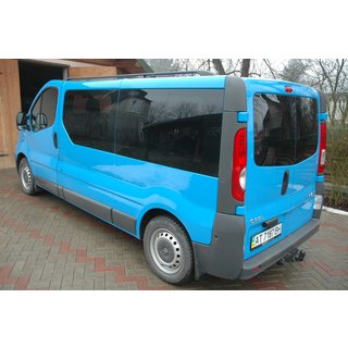 Черные рейлинги Renault Trafic 2001–2015 гг. фото 3