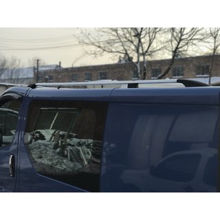 Хромированные Рейлинги Nissan Primastar 2002-2014 гг. фото 4