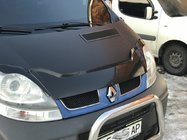 Renault Trafic 2001–2015 гг. Дефлектор капота (FLY, короткий) фото 4