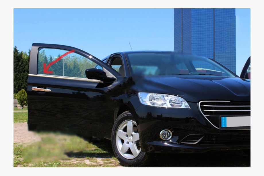 Peugeot 3008 2008-2016 гг. Окантовка стекол нержавейка 6 шт без заднего форточного окна Image