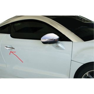 Хромированные Накладки на Ручки (2 шт., Нержавейка) Peugeot RCZ 2010-2015 гг.