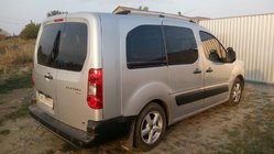 Citroen Berlingo 2008-2018 гг. Хромированные рейлинги С металлическими ножками фото 4
