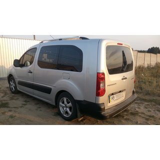 Хромированные Рейлинги Peugeot Partner Tepee 2008-2018 гг. фото 4