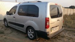 Citroen Berlingo 2008-2018 гг. Хромированные рейлинги С металлическими ножками фото 5