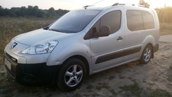 Citroen Berlingo 2008-2018 гг. Хромированные рейлинги С металлическими ножками фото 6