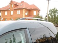 Volkswagen Caddy 2010-2015 гг. Хромированные Рейлинги фото 2