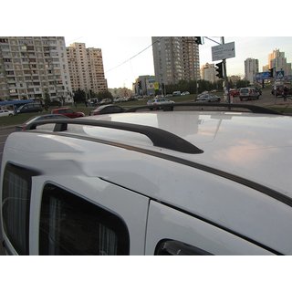 Черные рейлинги Renault Kangoo 2008–2020 гг. фото 2