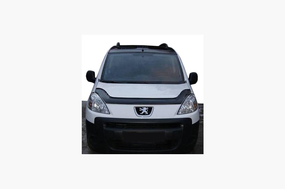 Peugeot Partner Tepee 2008-2018 гг. Дефлектор капота (FLY) Image