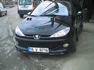 Peugeot 206 1998-2024 гг. Передняя нижняя накладка (под покраску) фото 2