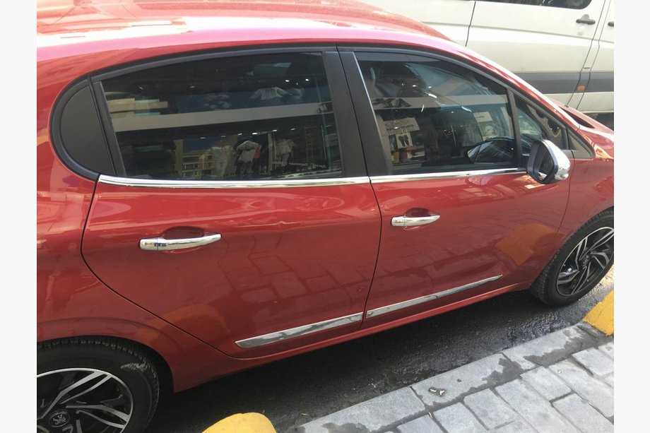 Peugeot 208 2012-2019 гг. Молдинги на стекла (4 шт, нержавейка) Фото 2