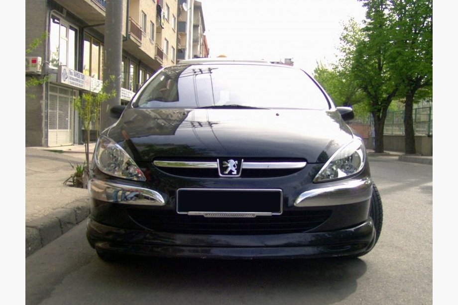 Peugeot 307 2001-2008 гг. Передняя нижняя накладка (под покраску) Image
