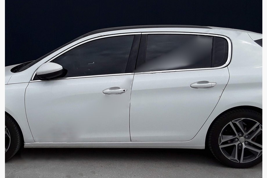 Peugeot 308 2014-2021 гг. Полный комплект окантовки окон OmsaLine (10 шт., нержавейка) Image