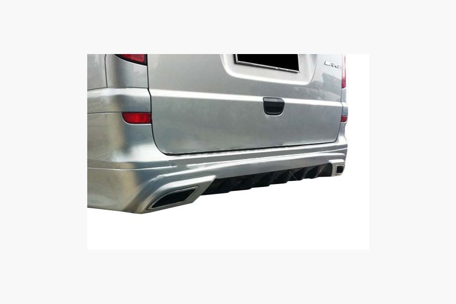 Mercedes Viano 2004-2014 гг. Накладка на задний бампер AMG (грунт под покраску) Image