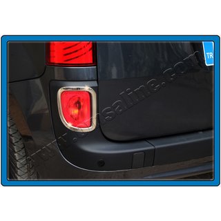 Окантовка задних отражателей (2 шт, нержавейка) Renault Kangoo 2008–2020 гг. фото 2