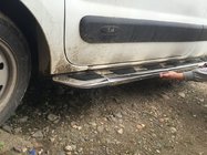 Renault Kangoo 1998-2008 гг. Боковые Подножки Vison (2 шт., Алюминий и Нержавеющая Сталь) фото 2