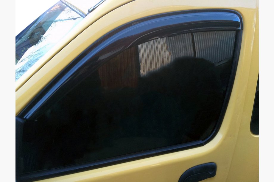 Renault Kangoo 1998-2008 гг. Ветровики на окна 8 см (2 шт, UA) Image
