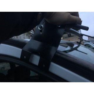Козырек на лобовое стекло (черный глянец, 5мм) Nissan Primastar 2002-2014 гг. фото 4