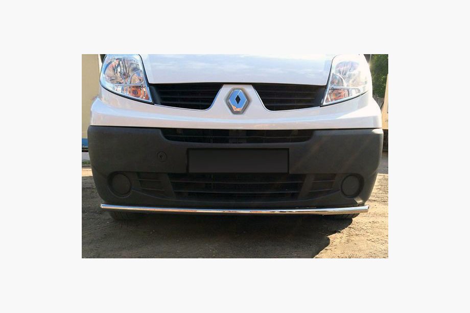 Renault Trafic 2001–2015 гг. Передняя защита ST008 (нержавейка) 42 мм Image