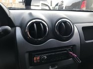 Renault Duster 2008–2017 гг. Накладки на воздуховоды салона (4 шт., нержавейка) фото 1