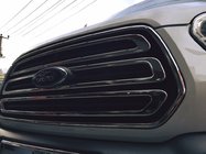 Ford Transit 2014- гг. Хромированные Накладки на Решетку (2014-2018, 3 шт, Нержавеющая Сталь) фото 4